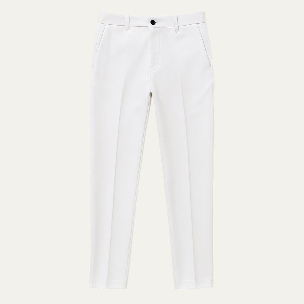 The Santorini Classic Chino Pants For Men - White
