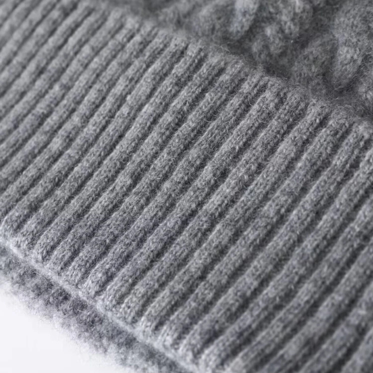 The Kingsley Men's Classic Ribbed Knit Beanie