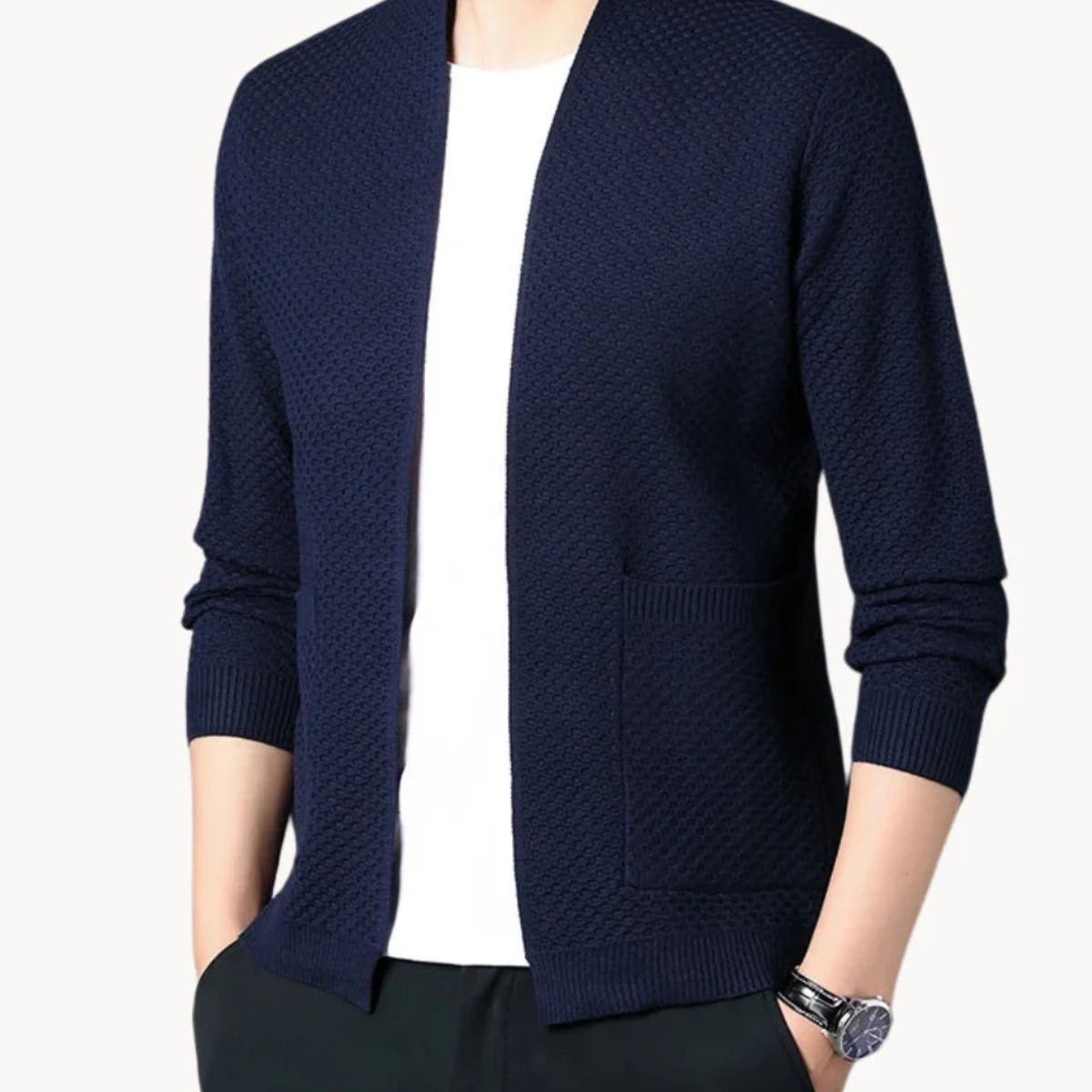 The Oslo Knit Cardigan – Men’s Open Front Casual Cardigan