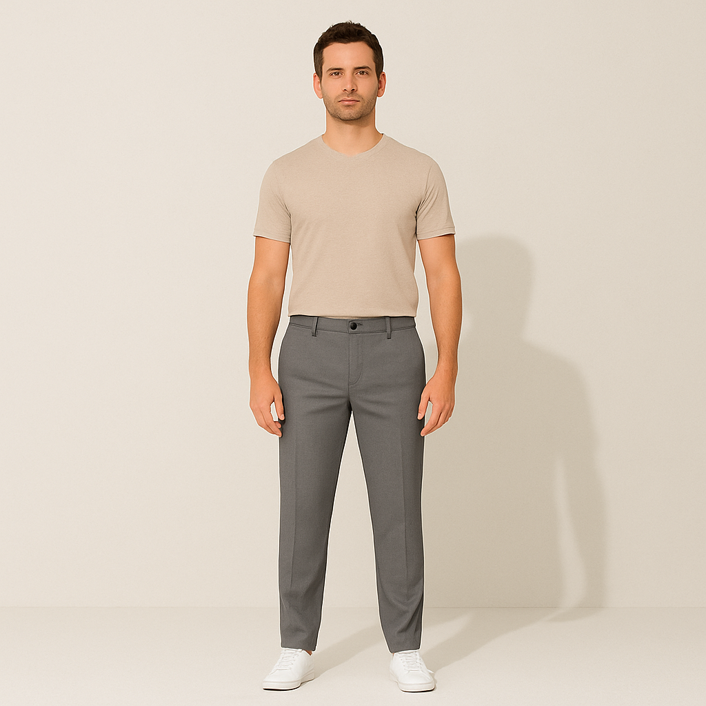 The Santorini Classic Chino Pants For Men - Gray