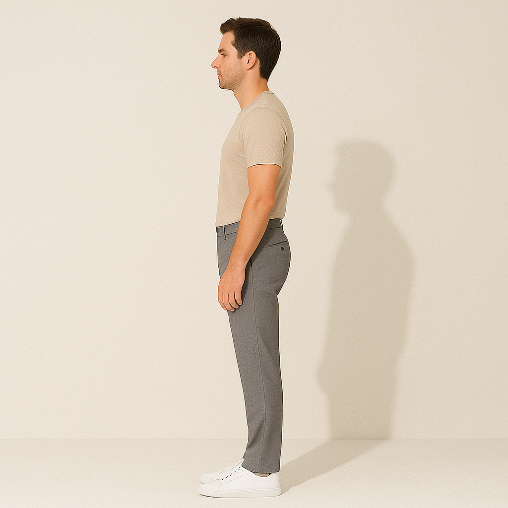 The Santorini Classic Chino Pants For Men - Gray