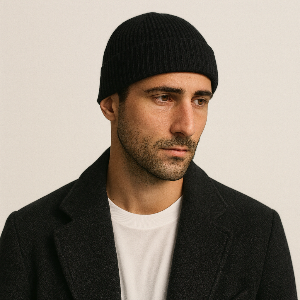 The Rockford Men's Soft Ribbed Knit Beanie