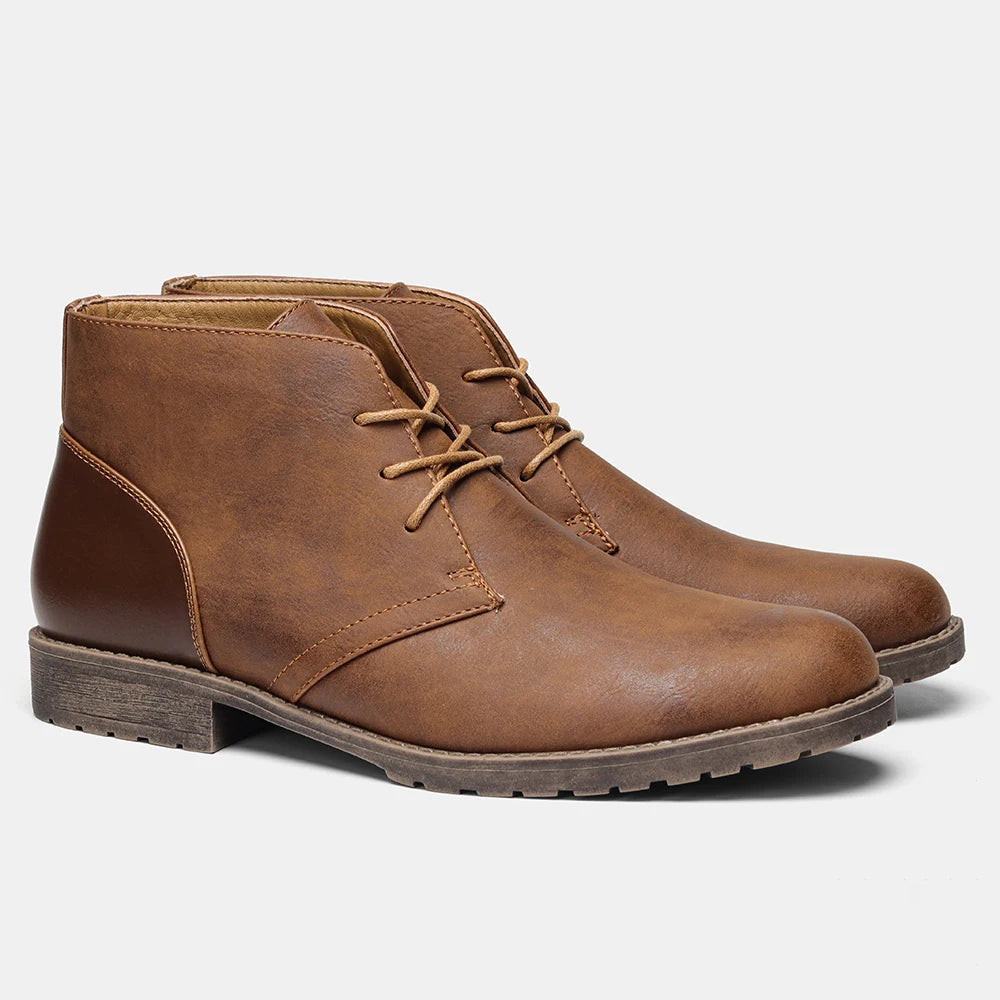The Cliveden Men's Stylish Lace Up Ankle Vintage Boots
