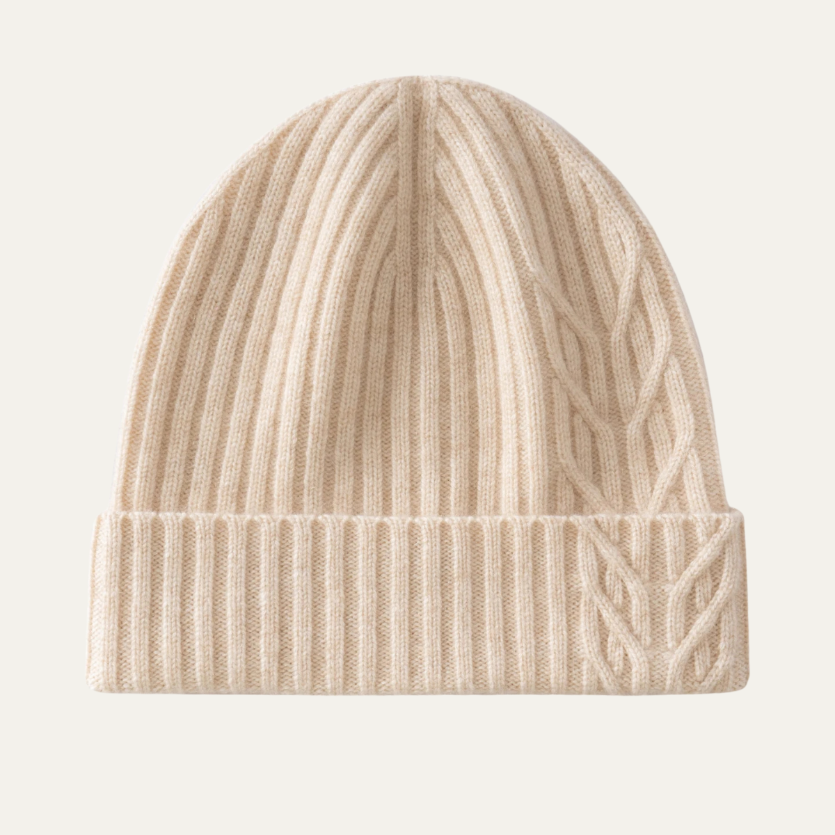 The Wentworth Men's Luxury Ribbed Knit Beanie