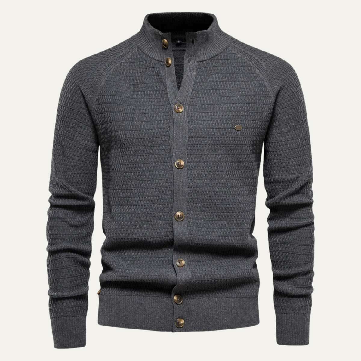 The Caernarfon Men's Casual Button Up Knitted Cardigan