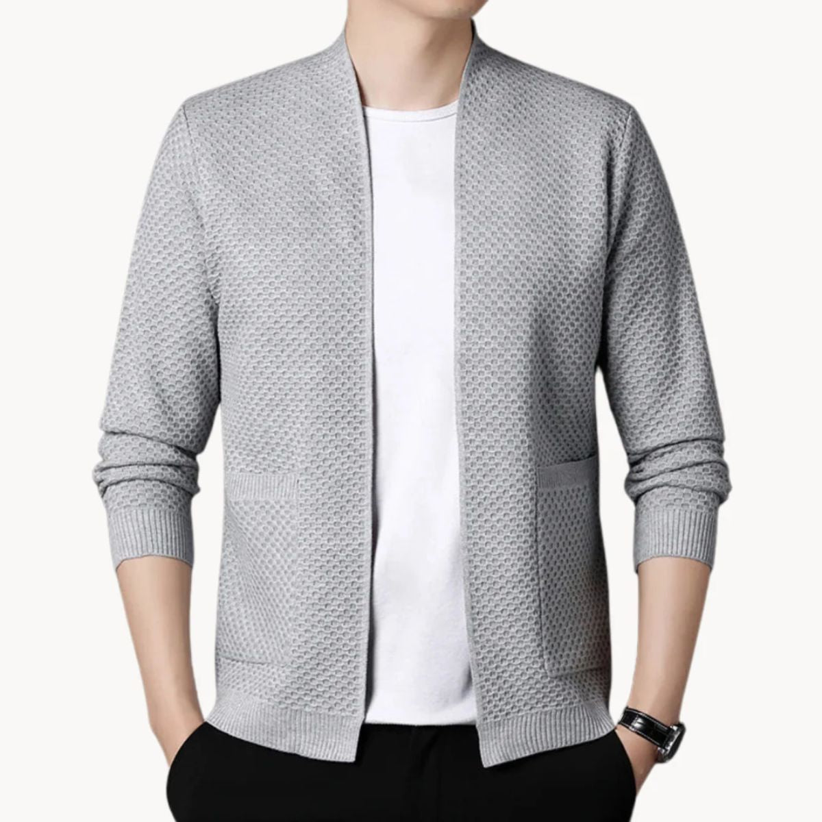 The Oslo Knit Cardigan – Men’s Open Front Casual Cardigan