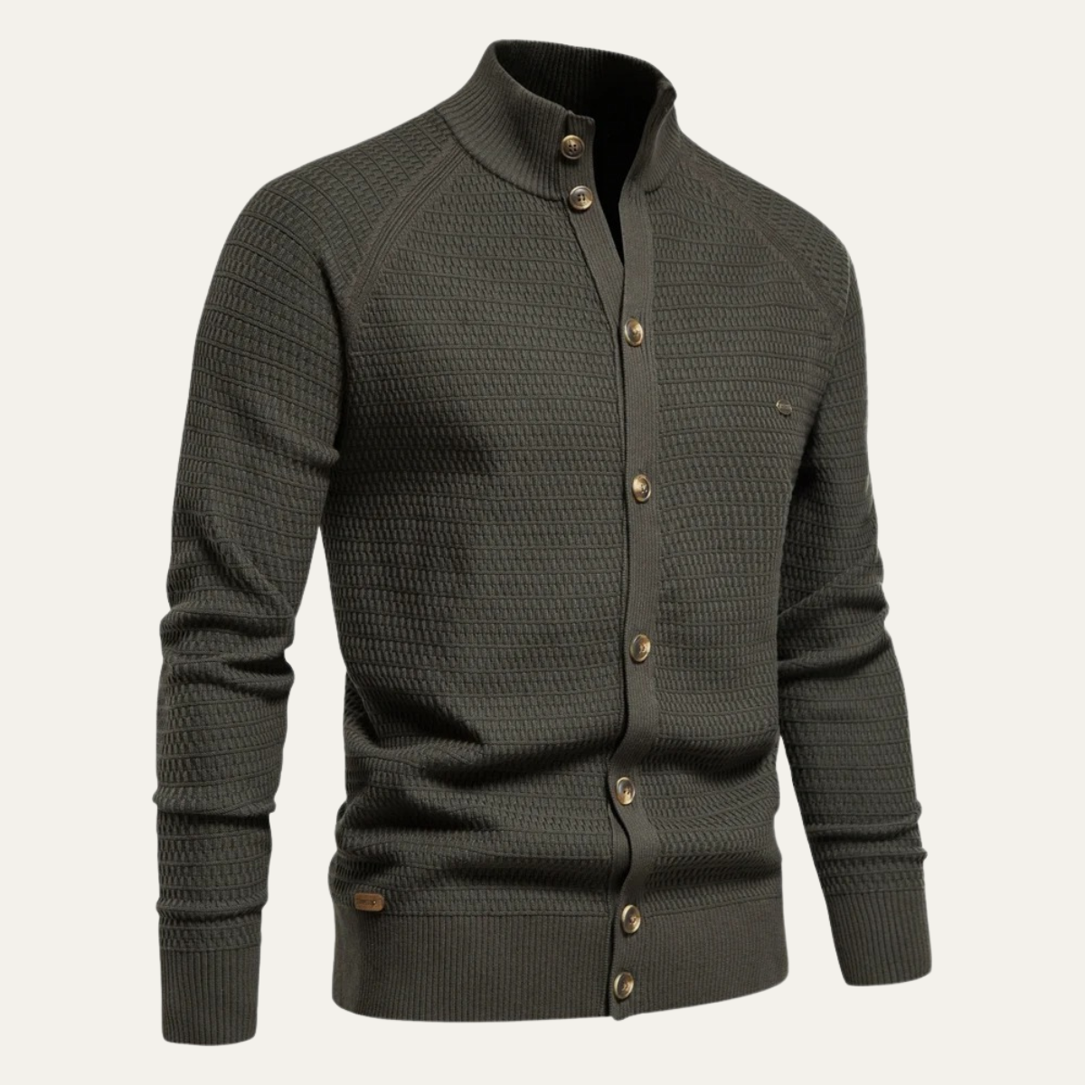 The Caernarfon Men's Casual Button Up Knitted Cardigan