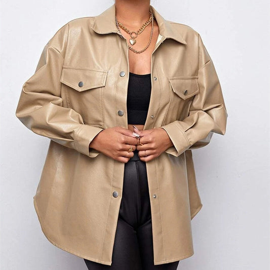 Loose Fit Casual Long-Sleeved Jacket