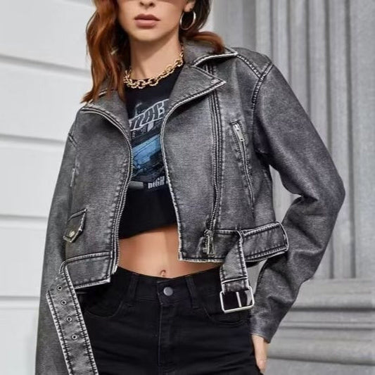 Worn Motorcycle Jacket