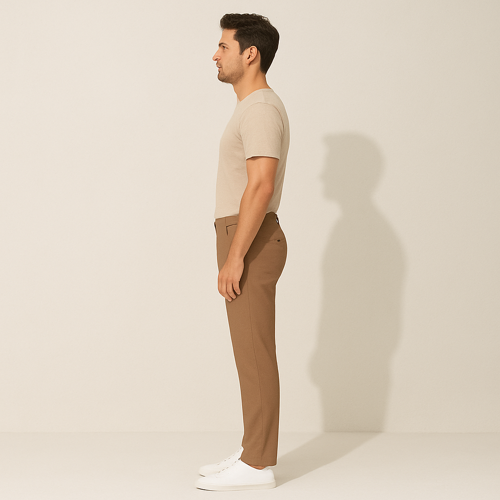 The Santorini Classic Chino Pants For Men - Brown