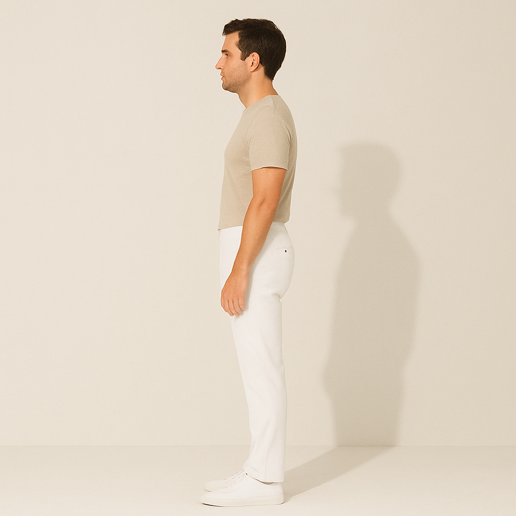 The Santorini Classic Chino Pants For Men - White