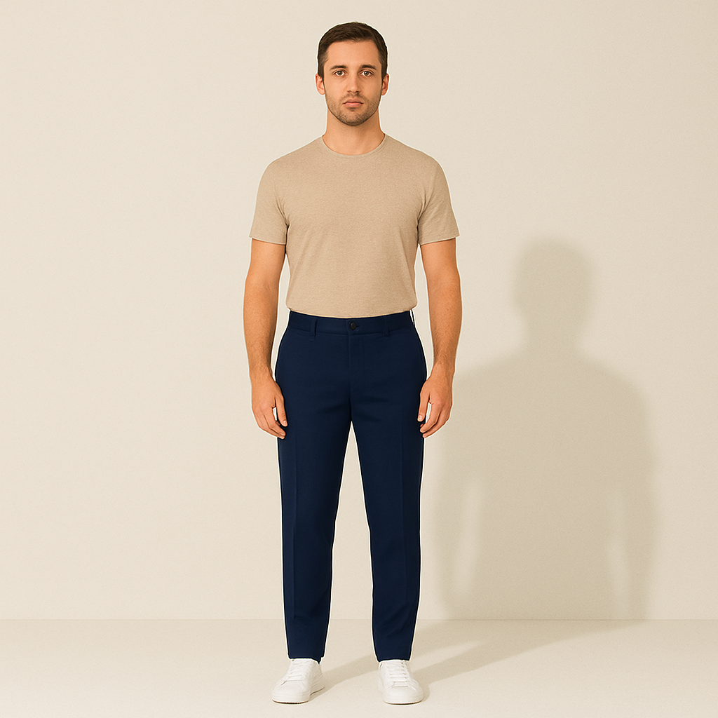 The Santorini Classic Chino Pants For Men - Navy Blue