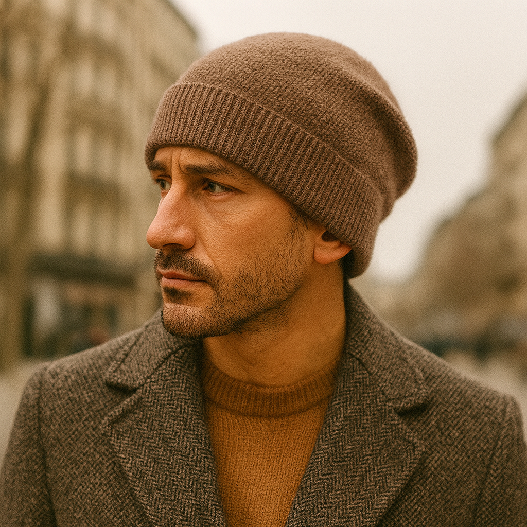 The Thornton Men’s Warm Ribbed Knit Beanie