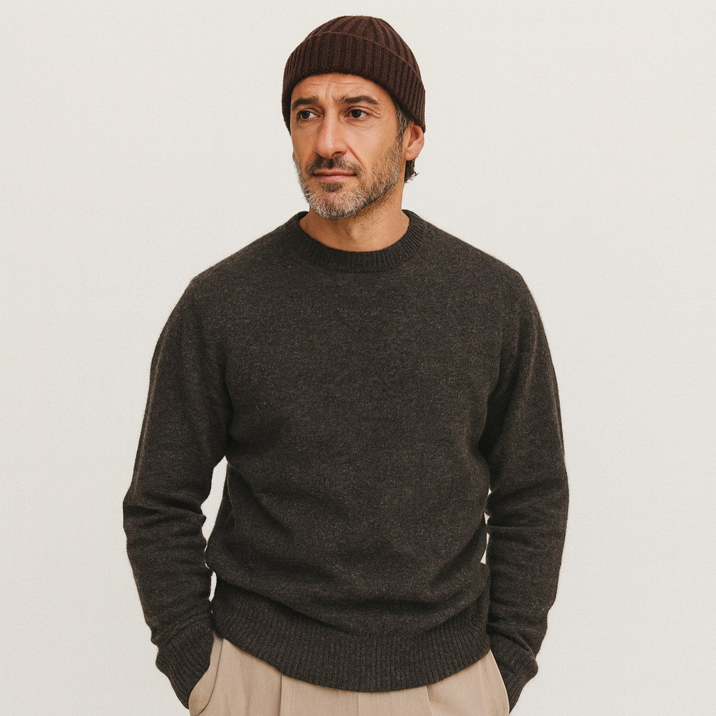 The Wentworth Men's Luxury Ribbed Knit Beanie