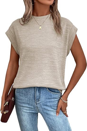 Round Neck Super Short Sleeve Summer T-shirt